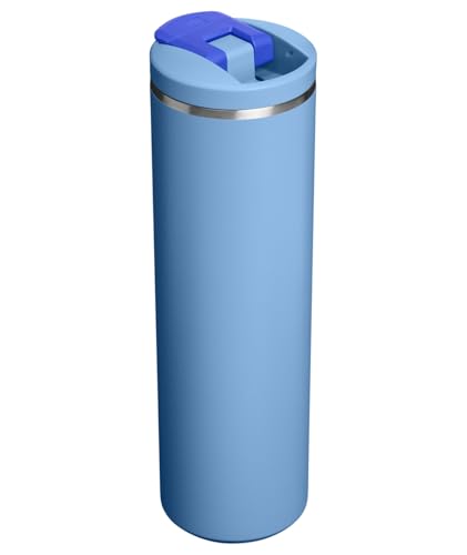 Image of STANLEY Transit FlipTop Mug | Leakproof Coffee Travel Cup | Vacuum Insulated Stainless Steel | Stays Hot or Cold for Hours | BPA-Free | 20 oz | Blue Sky
