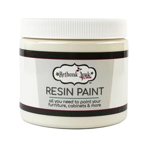 Rethunk Junk Resin Paint - 16 floz (Cotton) Cover