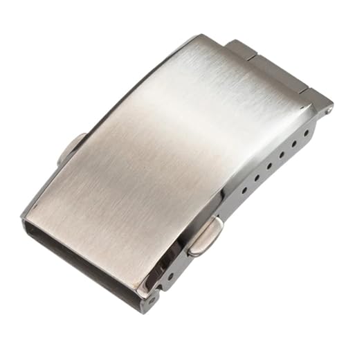 [X] vpߋ 18mm 20mm 22mm Vo[ ubN ܂肽ݎ S~hߋ p XeXX`[ tH[fBOEHb`obN NXv(Silver 20mm)