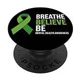 Photo Gallery breathe believe be mental health awareness ribbon popsockets popgrip adesivo Photo Gallery breathe believe be mental health awareness ribbon popsockets popgrip adesivo