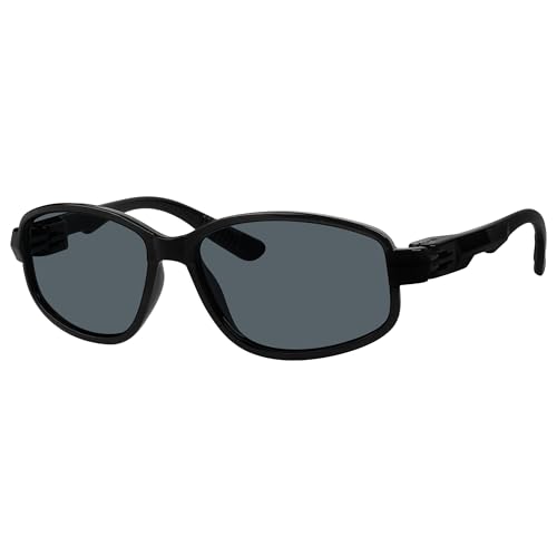 Image of BFOCO Polarized Sunglasses With Metalless & Screwless Spring Hinges for Men - Sports Sunnies (Glossy Black)