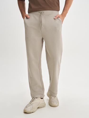 Image of XYXX Men's Solid Combed Cotton Trackpant | Mens Trackpant | Drawstring | Solid-Relaxed Fit