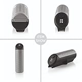BeeMyBox Beesafe Fahrradbox abschließbar | Integriertes Zahlenschloss, Gepolsterter Innenraum | Sekundenschnelle Montage [26cm, grau]