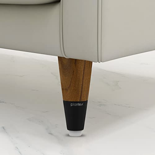 Image of Plantex 4 Inch Sofa Legs for Bed Furniture /Sofa Legs for Table /Sofa Support Legs with Rubber Grip (Black, 6 Pcs)