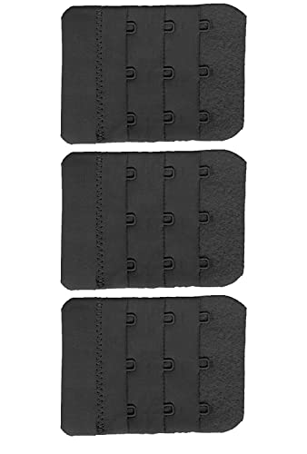 Image of Women Bra Hook Extender 3 Hook 3 Eye Extender Save Your Bra Increase Band Length-Bra Extensions-Bra Extender Hook-Bra Hooks for Women-Bra Hook and Eye-Bra Hook Extender Combo