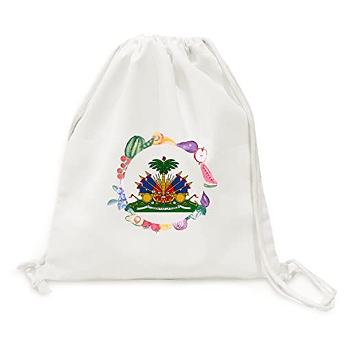 Sac en tissu pliable Haïti parfait pour vos marchés de fruits frais