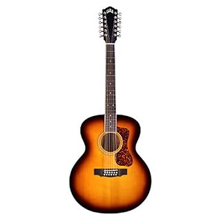 Guild F-2512E Deluxe Maple Antique Burst – guitare électro-acoustique 12 cordes - Les Beatles, Paul McCartney, John Lennon, RIngo Starr, George Harrison Guild F-2512E Deluxe Maple Antique Burst - guitare électro-acoustique 12 cordes – Image 2