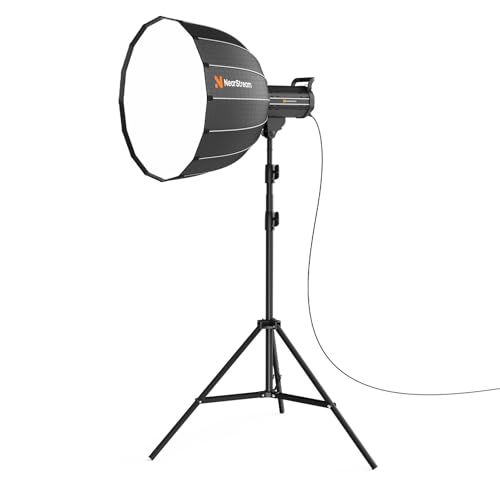 Image of NearStream SL40 100W Softbox Lighting Kit with Tripod, 110'' Adjustable Stand, 27.6'' Softbox, 2700K-6500K Dimmable LED Studio Light, CRI 97+, Remote & App Control for Live Streaming and Video Record