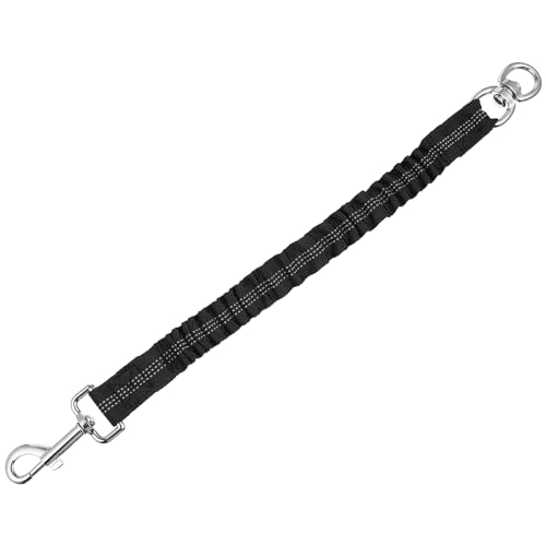 Hands Dog Leash with Pouch Absorbing Dog Leash Extension Reflective Dog Extension Leashes Hands Leash for Small Dogs Waistband Extenders Bike Straps Large Dog Running