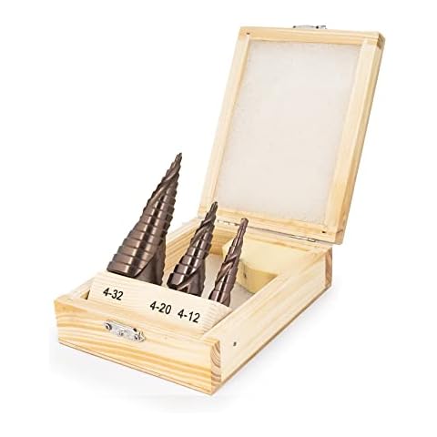 Ferrcan HSS Cobalt Step Drill Bit Set of 3 for Stainless Steel and Metals Cover