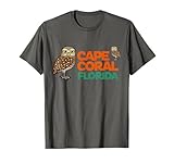 Cape Coral Florida Burrowing Owl Cute Cartoon Bird T-Shirt T-Shirt