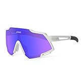 TOPTETN Cycling Glasses Polarized Sports Sunglasses for Men Women, Baseball Sunglasses