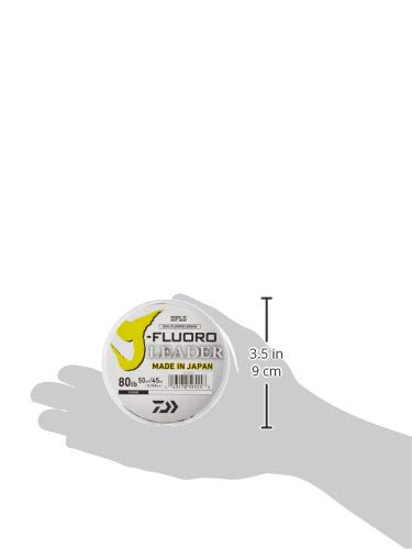 Daiwa J-Fluoro Fluorocarbon Leader - 50 Pound - 50 Yards, Clear #TOP4