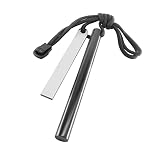 WINAKUI Outdoor Ferro Rod Fire Starter, 5" Long 1/2" Thick Ferrocerium Rod Survival Kit, Waterproof