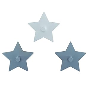 Roba Wandhaak ‘Little Stars’ met sterrenmotief, wandgarderobe & decoratie voor baby- & kinderkamer