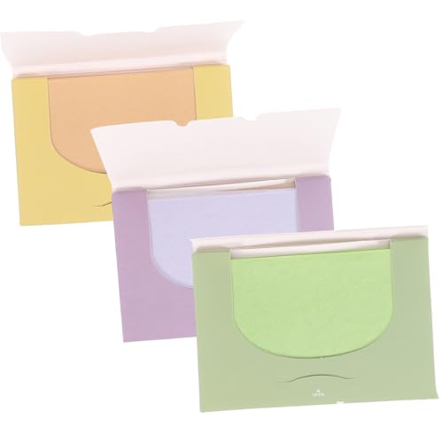 LIFKOME 1 Set Sheets Oil-absorbing Paper Facial Skin Treatment Control Absorbing Tool Oil Absorbing Tools Oil Control Facial Tissue Cleaning Tissue Oil-absorbing Paper