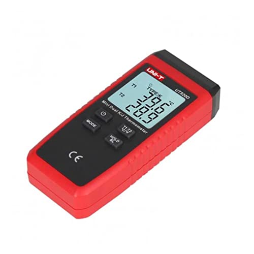 UNI-T UT320D Serie UT320 Mini-Kontakt-Thermometer, Doppelkanal, -50 °C bis 1300 °C