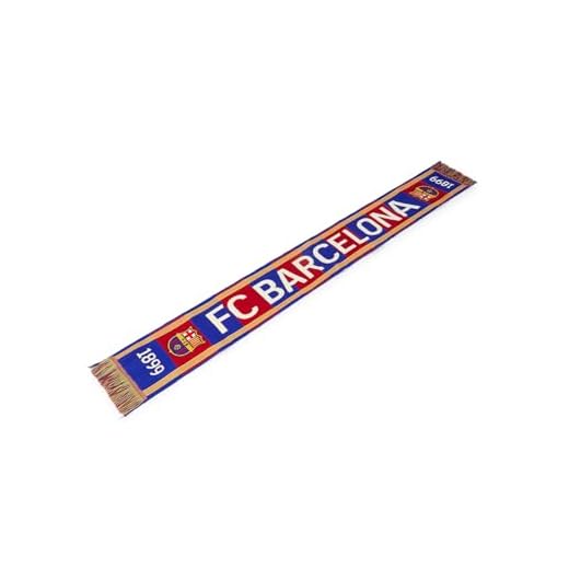 Bufanda Telar nº 27 FC. Barcelona 1899 – Producto con Licencia – 100% Acrilico – Medidas 140x20 cm.
