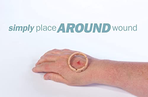 Jokari Healing Spacers 3 Pack For Small Scrapes, Scratches Or Burns. Place Medical Grade Silicone Ring Around Affected Area, Wrap With Bandage, Secure With Tape To Allow For Airflow And Faster Healing #TOP1