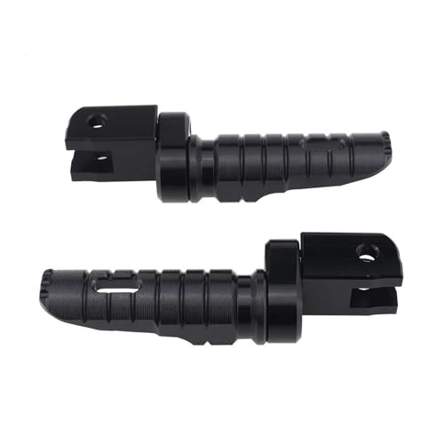 トリプル RS の速度 トリプル 1200 RR RS トライデント 660 デイトナ 675 R タイガー スポーツ 660 に適合する フロント フット ペグ 調節可能なフットレスト フットペグ(A-ブラック)