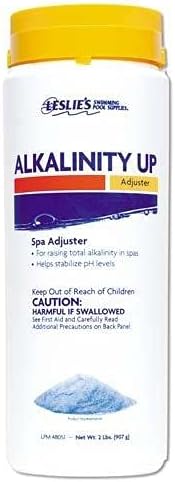 Leslie's Alkalinity Up - Aumento de la alcalinidad total de la piscina - 100% bicarbonato de sodio - 2 libras