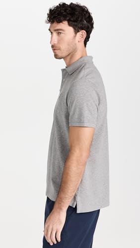 Image of POLO RALPH LAUREN Men's Custom Slim Fit Iconic Mesh Polo, Canterbury Heather, L