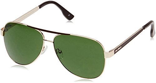 Joe Black Gradient Aviator Unisex Sunglasses - (JB-737-C3|60|Green Lens)