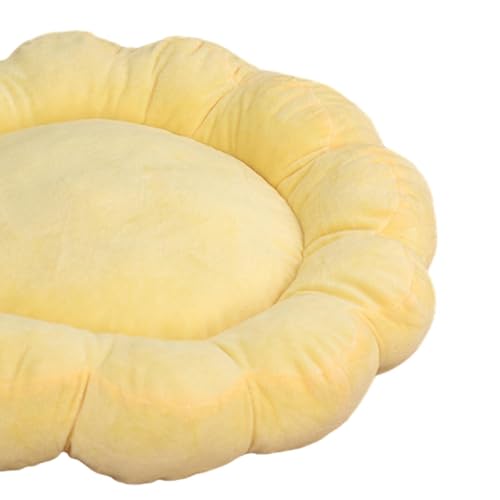Lit de nidification doux jaune pour petits animaux de compagnie