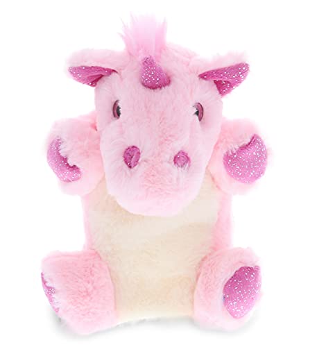 DolliBu Unicorn Plush Hand Puppet for Kids - Soft Furry Stuffed Animal Hand Puppet Toy for Puppet Show Games Puppet Theaters for Kids, Adult Cute Puppets Educational Toy to Teach Children & Toddlers
