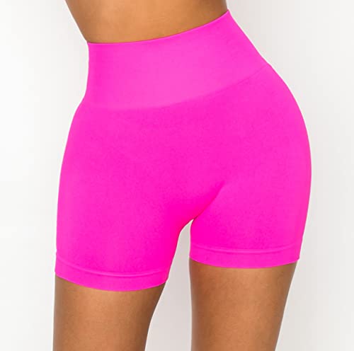ALWAYS Women's High Waist Bike Shorts - Athletic Workout Tummy Control Stretch Running Yoga Pants2