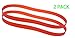 CXNM Urethane Band Saw Tires 14 inch x 1 inch x .095 2 Pack No Adhesive Needed Compatible with Jet Grizzly, Powermatic Band Saws