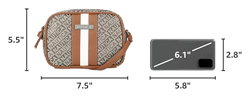Image of Nautica Women's Candid Camera Adjustable Crossbody Bag