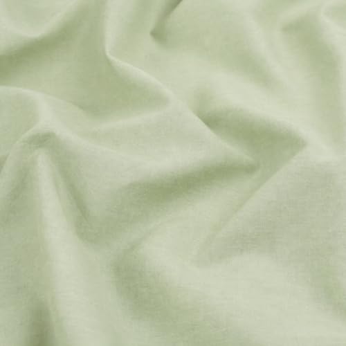 Image of Soimoi Green Solid 60 * 60's Cotton Cambric Fabric by 10 Yards, 56 Inch Wide Light Weight Material Suitable for Kurtis, Blouses, Kids Clothing, Tunics, Dresses and Summer Apparel