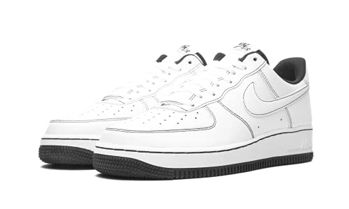 Image of Nike Men's Air Force 1 '07 An20 Basketball Shoe, White Black, 15