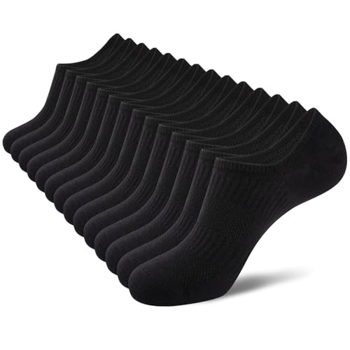 Mens No Show Socks 7 Pairs Cotton Low Cut Invisible Short Casual Non Slip Socks