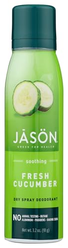 Jason Dry Spray Deodorant Soothing Fresh Cucumber 3.2 Oz