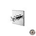 Newport Brass 3-1004TS Fairfield Collection Single Handle Square Thermostatic Va, Polished Nickel