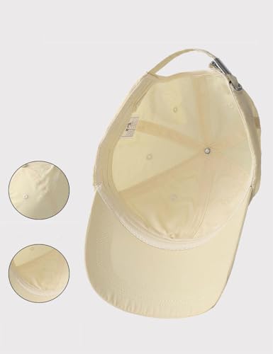 Image of Men-Women Sports-Cap Quick-Dry Breathable Sun-Hat - Outdoor UV Protection Baseball Golf Peaked Hat (22.83 inch Adjustable)