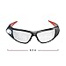 CoastSPG500 Rechargeable Lighted LED SafetyGlasses,Bulls-Eye Spot Beam,ANSI Z87Standards, 2Scratch Resistant Lenses (Clear,Yellow) Included, UVProtection, Protective Carrying Case Included (Black/Red)