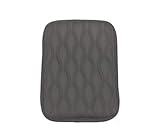TRUE LINE Automotive Soft Leather Car Center Console Armrest Elbow Cushion Comfort Pillow Pad (Gray)