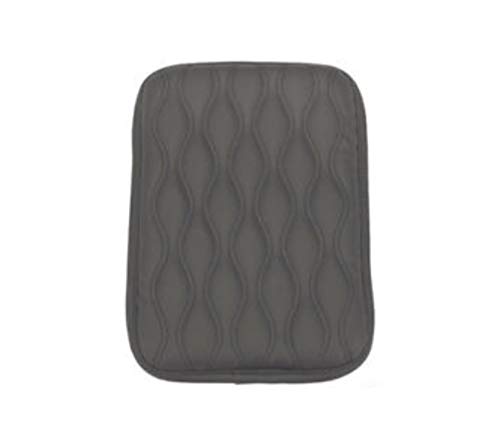 TRUE LINE Automotive Size 11 1/2'' X 8 1/4'' Soft Leather Car Center Console Armrest Elbow Cushion Comfort Pillow Pad (Gray)