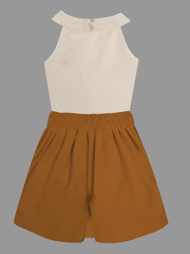 Image of A.T.U.N. (ALL THINGS UBER NICE) Girls Tank Top and Skort Set | Stylish Sleeveless 2 Piece Outfit Set for Kids | Comfortable Soft Fabric Clothing Set for Girls
