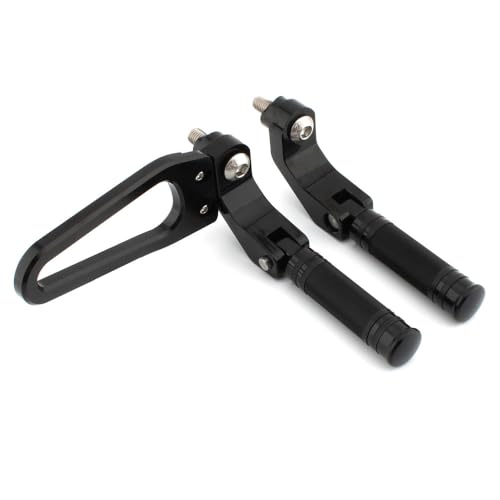 Repose-pieds arrière noir R18 2020, kit de montage haut de gamme en acier pour passager