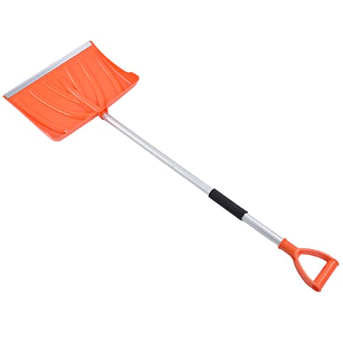 Aolidsive Pala Quitanieves Resistente, Aleación de Aluminio, Pala Quitanieves Ajustable de Gran Capacidad para Automóvil, Ideal para Quitar Nieve, Hielo y Barro