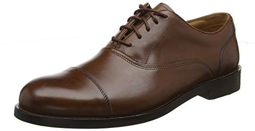 Image of Clarks Men's Foxwell Hall Derbys, Brown, 9