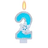 Decoraciones de fiesta de cumpleaños azul congelado,