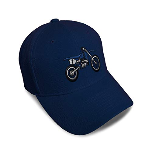 Cute Rascals Kids Toddler Baseball Cap Dirt Bike Blue Embroidery Cotton Boys & Girls Strap Closure Navy Adjustable