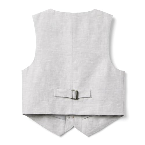 Janie and Jack Boys' Linen Dress Up Vest (Toddler/Little Big Kids)2