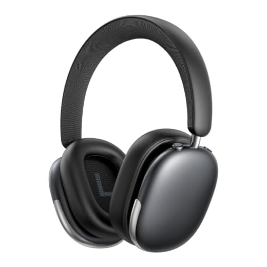 Eduiosma Active Noise Cancelling Headphones, Wireless Over Ear Bluetooth Headphones with Microphone, Transparency Mode, 70H Playtime, Hi-Res Audio, Deep Bass, Bluetooth 5.3, Lightweight Design,Black