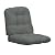 Easy-Going 2 Pack 19"x19" Outdoor Water Resistant Patio Wicker Chair Cushions Reversible Tufted Pads Seat Indoor Furniture Dark Grey